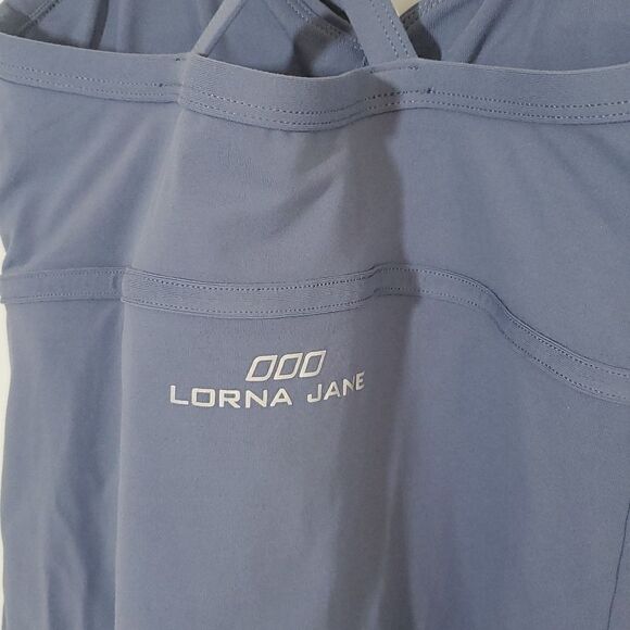 Lorna Jane Woven Front Active Tank Top Periwinkle Size XS - Picture 4 of 12